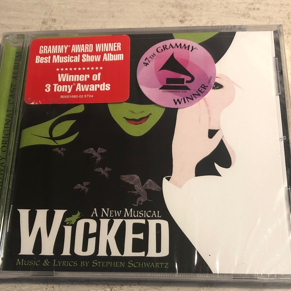 Wicked CD Broadway Soundtrack, 2003 Decca Sealed With Hype Stickers
